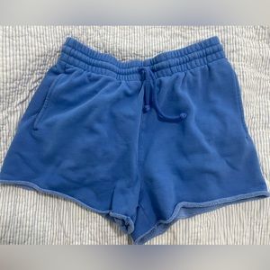 aritzia / TNA cozy boyfriend sweatshorts